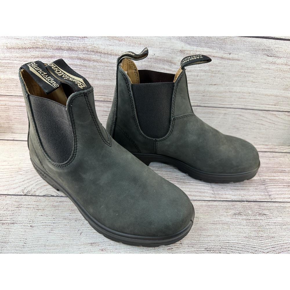 Blundstone Women's Rustic Black Chelsea Ankle Boots Leather Size US 6.5 AU 5.5
